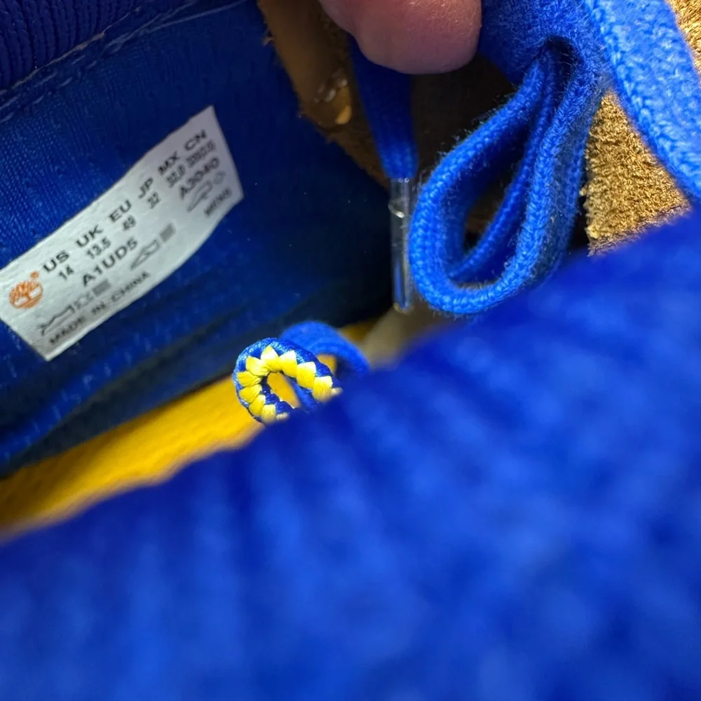New Timberland‎ Golden State Warriors Men Size 14 The City Hardwood Classics
